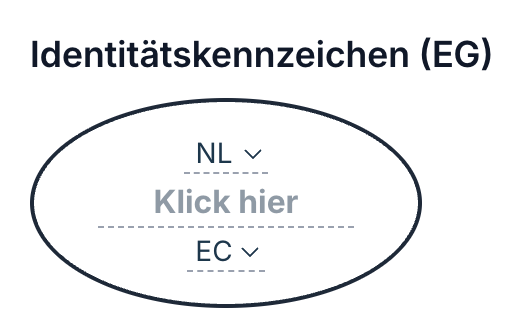 Screenshot: Identitätskennzeichen in Eclarion einstellen