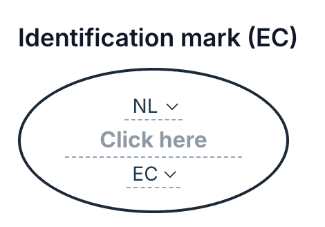 Captura de ecrã: ajustar a marca de identificação no Eclarion