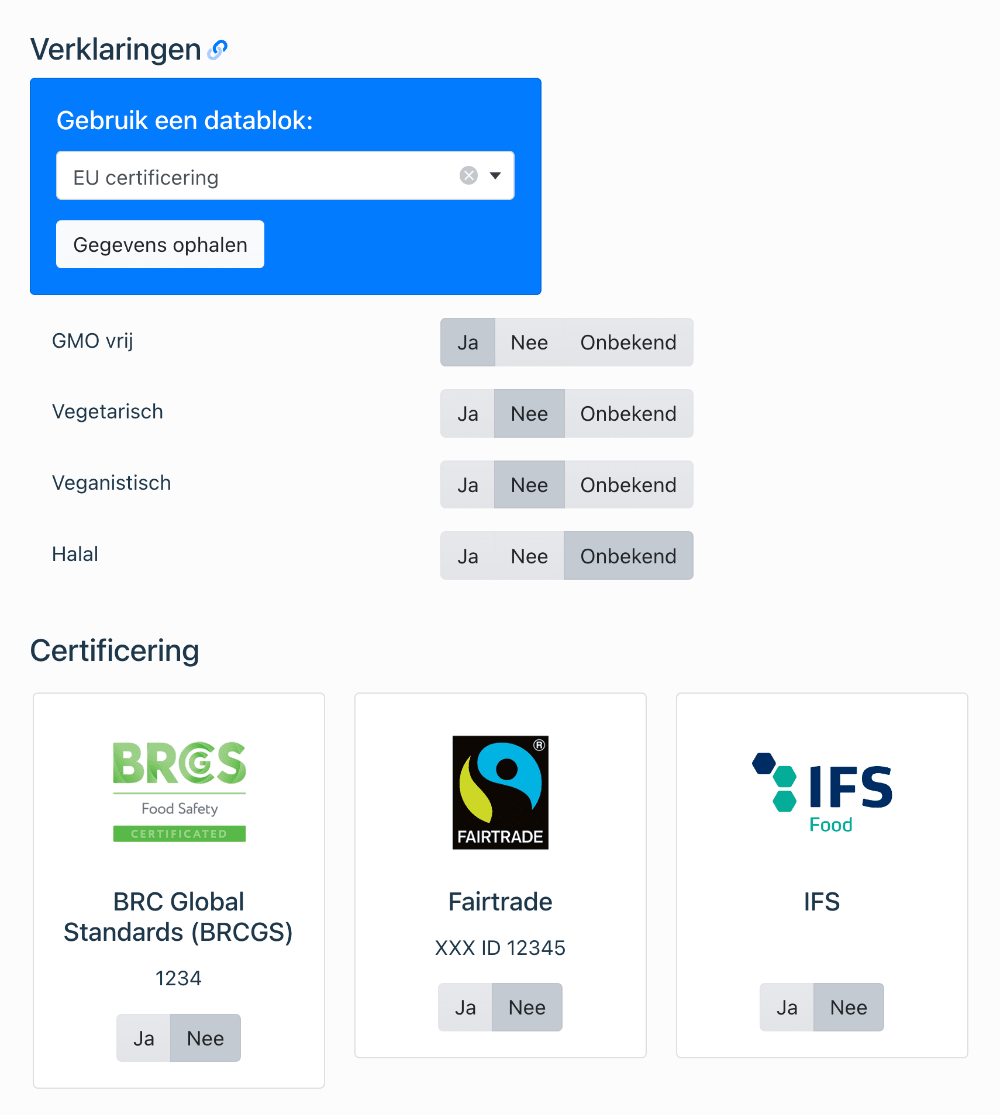 Certificaten en keurmerken