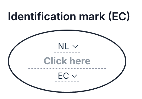 Screenshot: configurare il marchio di identificazione in Eclarion